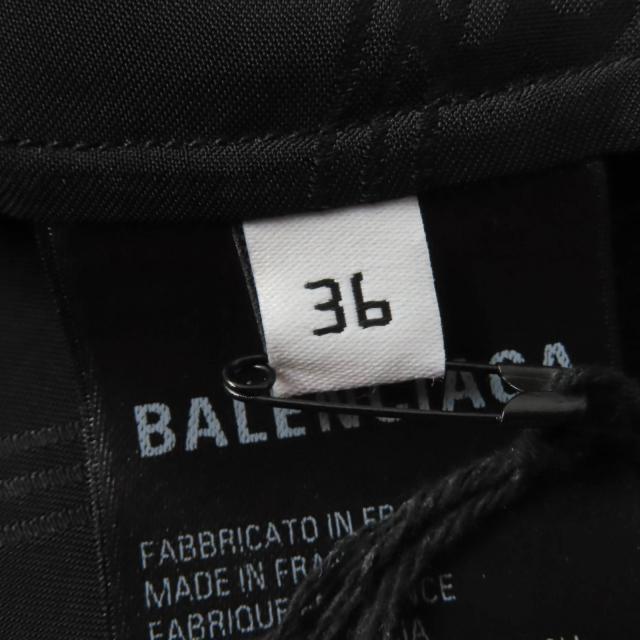 未使用品☆BALENCIAGA バレンシアガ 23SS 746254 BBロゴ総柄デザイン ノースリーブ ワンピース ブラック 36 仏製 正規品 レディース_6