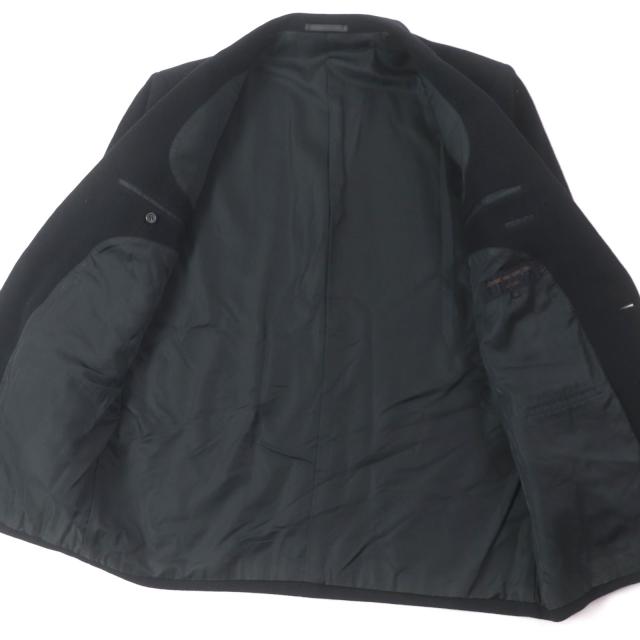 美品▼COMME des GARCONS HOMME コムデギャルソンオム ヴィンテージ HJ-08002M 89AWアーカイブ 希少カシミヤブレンドモデル ジャケット_4
