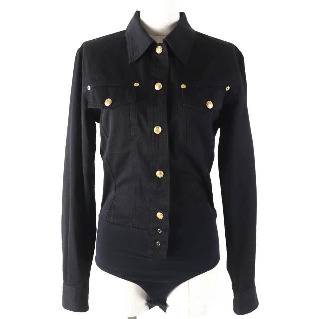 美品△GUCCI グッチ コットン100％ トムフォード期 ロゴボタン 