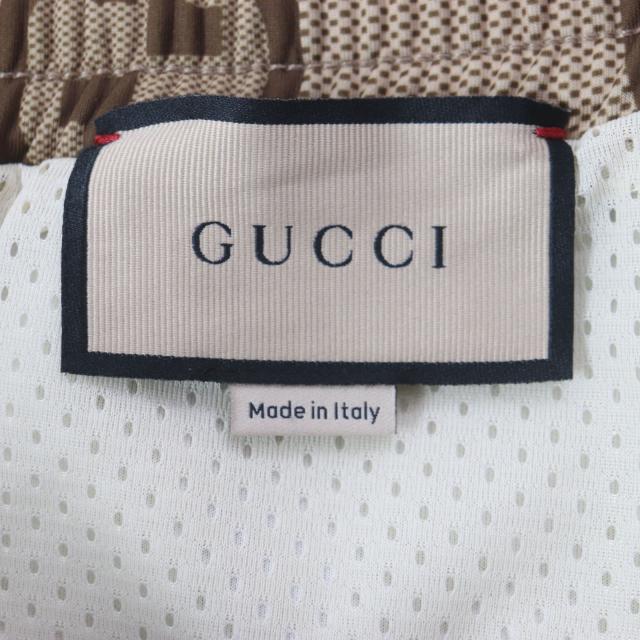 美品▼GUCCI グッチ 22SS 715192 Jumbo GG Jogging Pant ジャンボGG ウェブストライプ ジョギングパンツ ブラウン系 L 正規品 メンズ_5