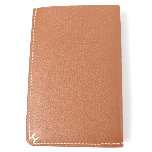 未使用品☆HERMES エルメス Hセリエ ゴールド ヴォー・エヴァーカラー カードケース パスケース W刻印 箱付き フランス製 レディース