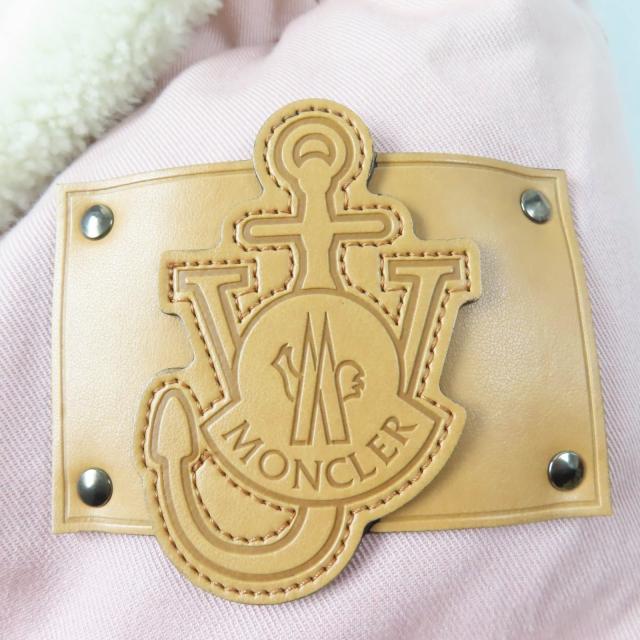 極美品☆モンクレール ジーニアス 1 JWアンダーソン 22-23AW PENYGARDER ロゴレザーパッチ ムートン使い ダウンジャケット 1 正規品 ダウンジャケット