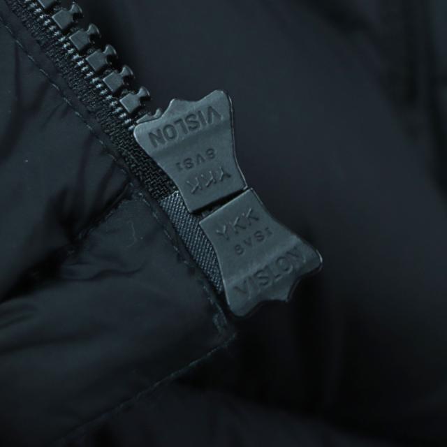 美品▼MONCLER モンクレール 19-20AW LAVEDA ラヴェダ フード・ラバーワッペン付き WZIPUP ダウンジャケット ブラック 1 正規品 メンズ