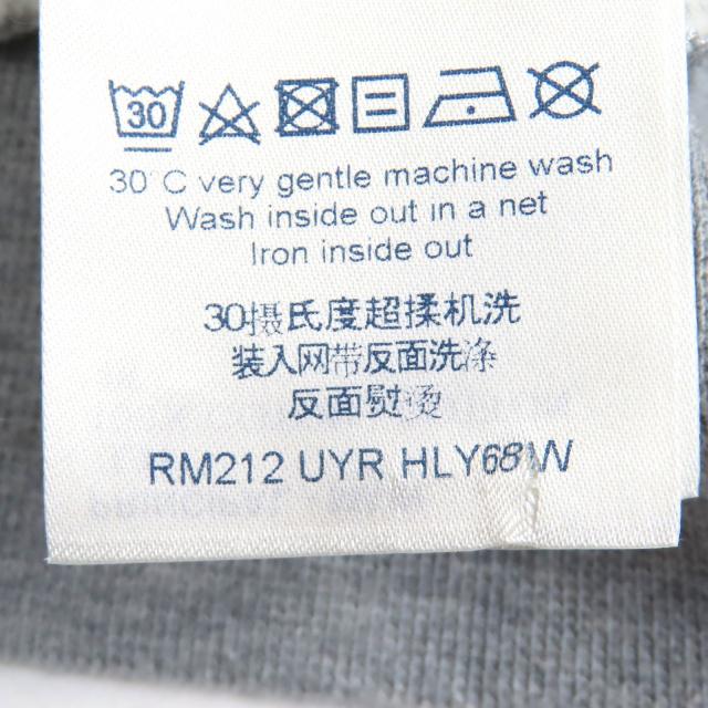 美品△LOUIS VUITTON ルイヴィトン 21AW ネオンワーキングマン コットン100％ ロゴプリント プルオーバー フーディ パーカー S 正規品_7