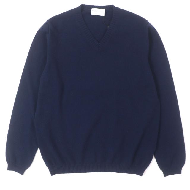 未使用品▼Settefili Cashmere セッテフィーリカシミア 133/1BS カシミヤ100% Relax fit BR別注 ニットセーター S/48 正規品 定価90200円