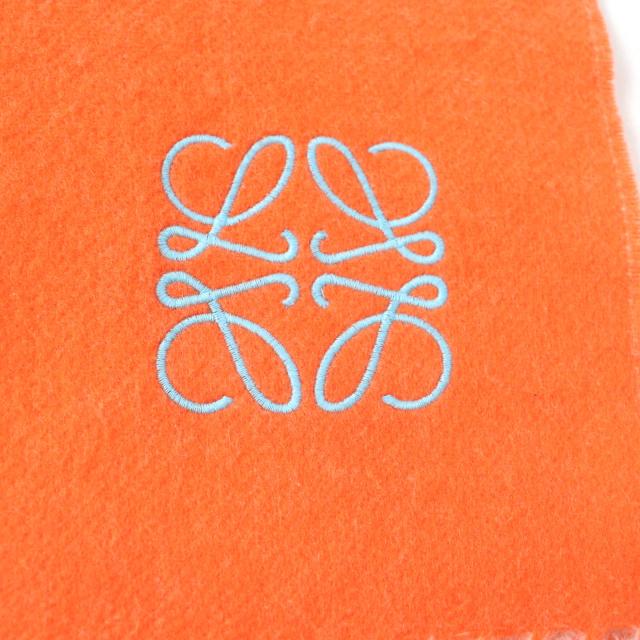【美品】LOEWE ロエベ アナグラム 刺繍 カシミヤ混 英国製 大判マフラー 楽天市場】LOEWE ロエベ マフラー F811251X06 レディース