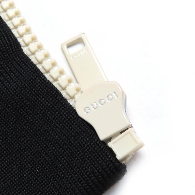 極美品△GUCCI グッチ 661783 GGエンボス GGロゴジャージージャカード ジップアップ フーディー オーバーサイズ パーカー 黒 XS 正規品_6