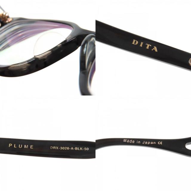 良品▽DITA ディータ DRX-3026 PLUME ウェリントン メガネ 眼鏡