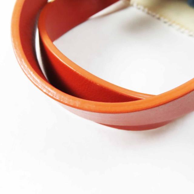 極美品◎MARNI マルニ MUSEO MINI ミュゼオ ミニ キャンバス レザー 2WAY ハンド／ショルダーバッグ マルチ イタリア製 レディース