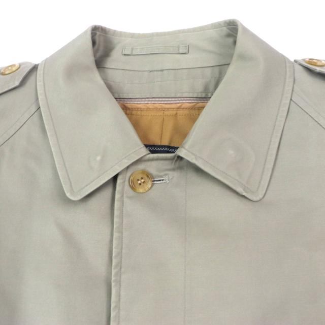 ▽90s 英国製*バーバリー Burberrys コットン ケーブルニットセーター(36)ネイビー/H1200 90s ENGLAND製 Burberrys ステンカラーコート - ブランド古着リバース