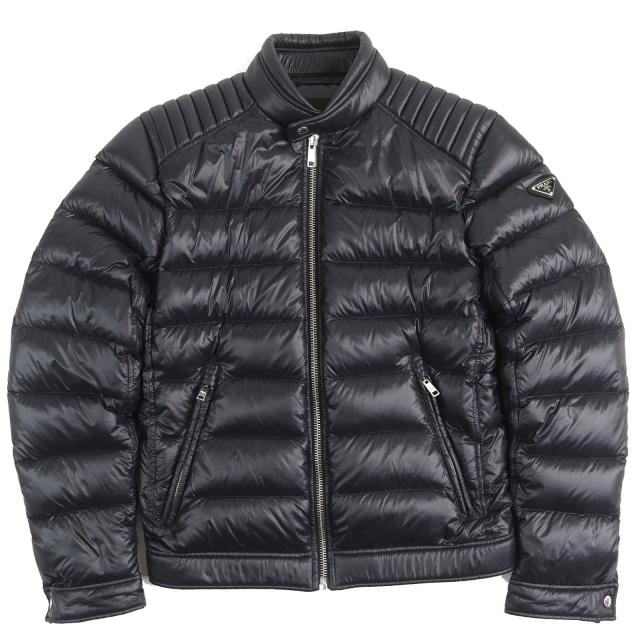 PRADA プラダ 三角トライアングル ダウンジャケット 46 ユニ