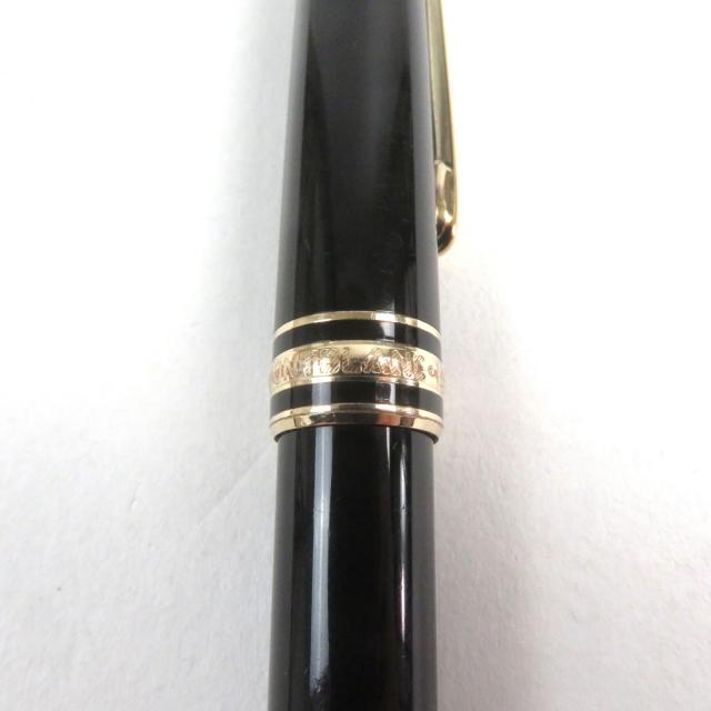 良品○MONTBLANC モンブラン マイスターシュテュック Pix ロゴ刻印 ホワイトスター ツイスト式 ボールペン ブラック ゴールド 筆記確認済 ボールペン