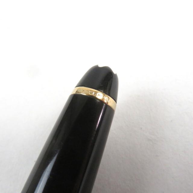 良品○MONTBLANC モンブラン マイスターシュテュック Pix ロゴ刻印 ホワイトスター ツイスト式 ボールペン ブラック ゴールド 筆記確認済 ボールペン