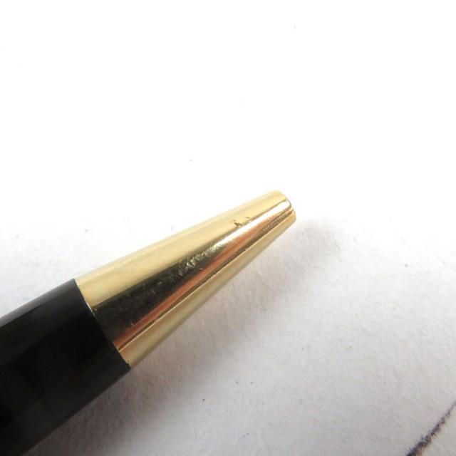 良品○MONTBLANC モンブラン マイスターシュテュック Pix ロゴ刻印 ホワイトスター ツイスト式 ボールペン ブラック ゴールド 筆記確認済 ボールペン