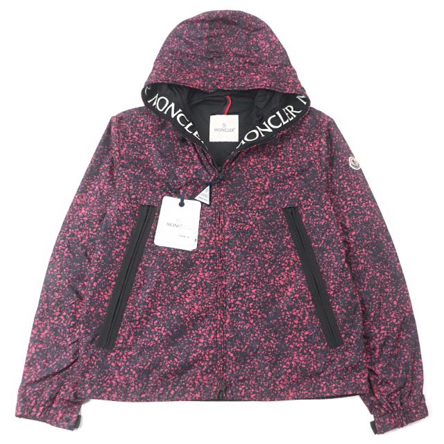 未使用品○MONCLER モンクレール 20SS SIAGNE ロゴ刺繍 ロゴワッペン フーデッド ナイロンジャケット マウンテンパーカー 2 正規 メンズ