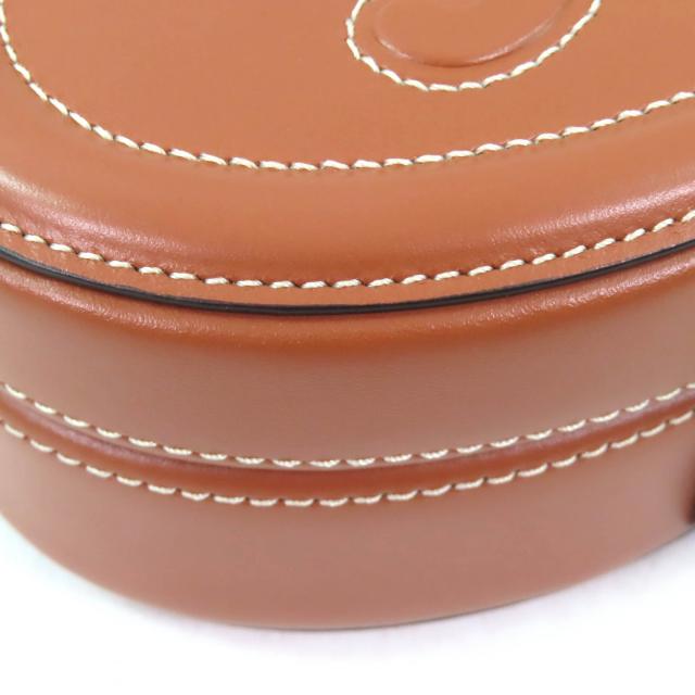 極美品△CELINE セリーヌ 198613 オーバル ミノディエール キュイル