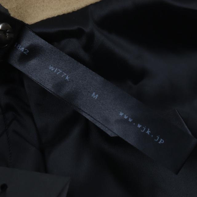 未使用品▽wjk ダブルジェイケイ 1842 w177K ホーンボタン レザー