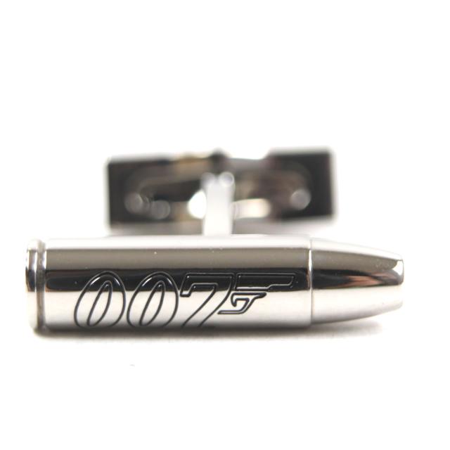 美品▼Dupont デュポン 007 超希少 銃弾デザイン カフスボタン カフリンクス シルバー フランス製 メンズ ビジネスオススメ◎ 美品▽Dupont デュポン 007 超希少 銃弾デザイン カフスボタン
