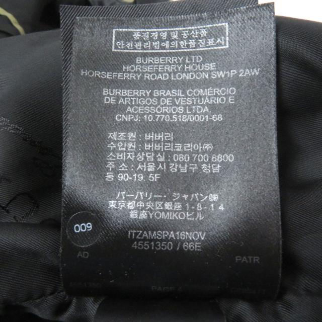 極美品□BURBERRY バーバリー 4551350 コットン100% ロゴボタン トレンチコート カーキ 44 ガーメント付き イタリア製 正規品 メンズ