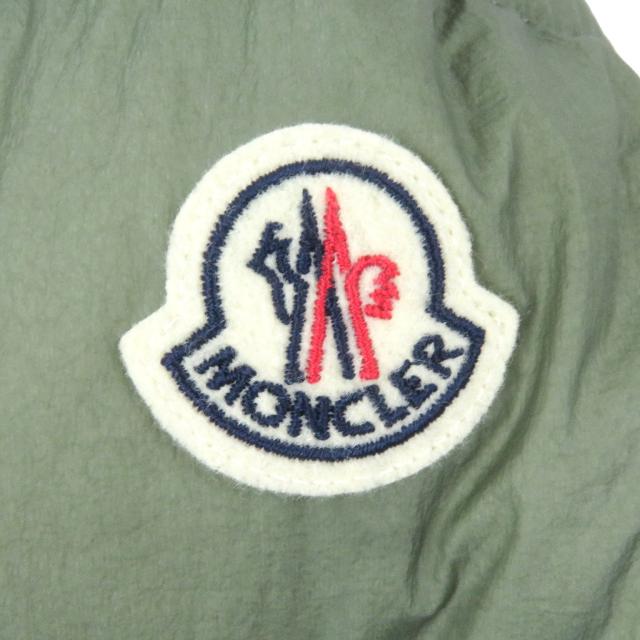 極美品□MONCLER モンクレール 21-22AW REYNAUD フーデッド ダウンジャケット セージグリーン 0 ハンガー・ガーメント付き 正規品 メンズ_4