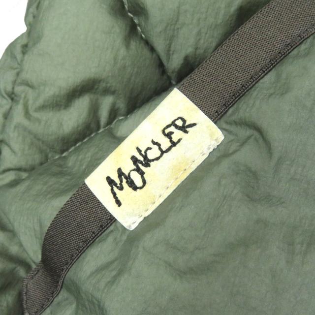 極美品□MONCLER モンクレール 21-22AW REYNAUD フーデッド ダウンジャケット セージグリーン 0 ハンガー・ガーメント付き 正規品 メンズ_5
