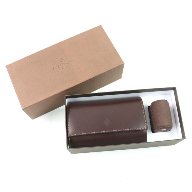 PATEK PHILIPPE レザー ボックス型ケース PATEK PHILIPPE 木製収納