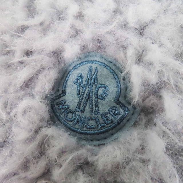 美品◎MONCLER モンクレール 22-23AW ACHARD アシャール エコファー リバーシブル ZIP ダウンベスト ライトブルー 1 正規品 レディース_6