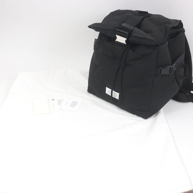 極美品□Maison Margiela 11 メゾンマルジェラ11 2023年製 SB2WA0002 Glam Slam スポーツキューブ リュックサック ブラック イタリア製_1