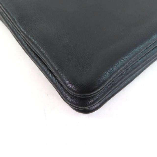 極美品★CELINE セリーヌ 19203 トリオ スモール スムースラムスキン ショルダーバッグ ブラック ゴールド金具 保存袋付き イタリア製