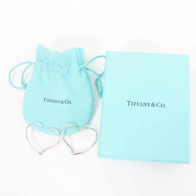 TIFFANY&Co.　ティファニー　オープンハートフープピアス　925　箱　袋 TIFFANY&Co. ティファニー オープンハートフープピアス 925 箱 袋