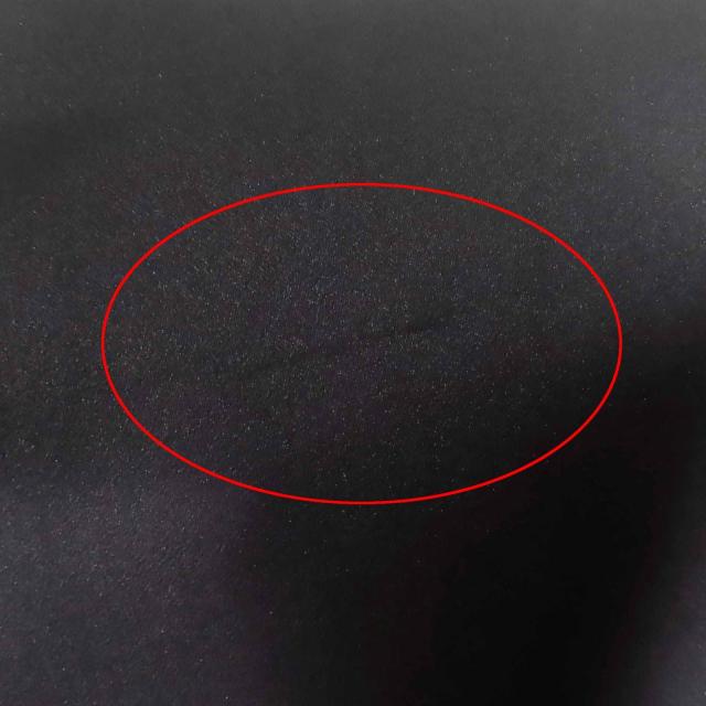 美品◎CELINE セリーヌ 2 8H28/5065 フィービーファイロ サテンラペル クロンビーコート ネイビー ブラック 34 仏製 正規品 レディース_9