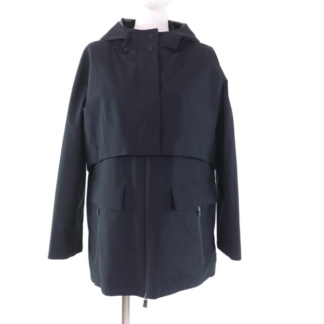 極美品★Herno ヘルノ 2021年製 GC00055DL ラミナー GORE-TEX 3WAY ナイロンコート ブラック 40 ハンガー・ガーメント付き 正規品