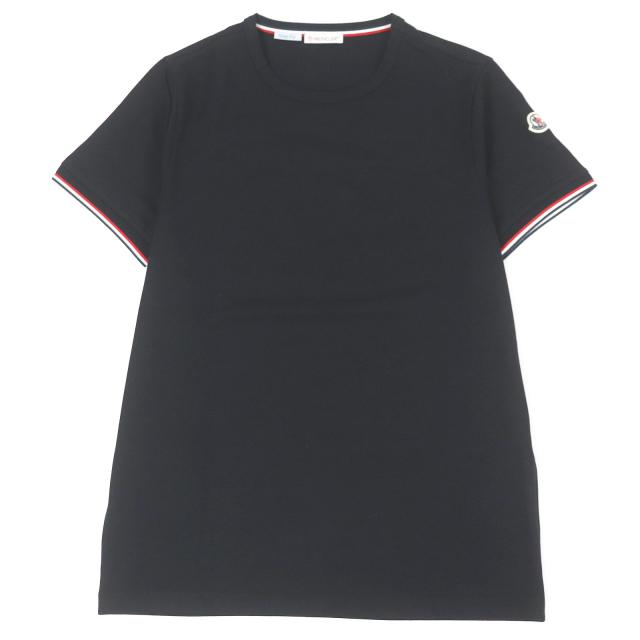 極美品 モンクレール 半袖Tシャツ ワッペン ロゴ刺繍