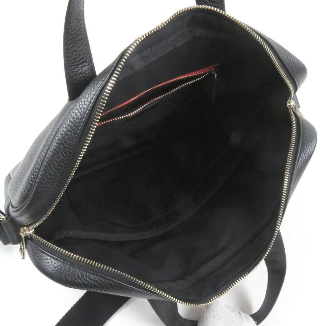 未使用品□Paul Smith ポールスミス PORTFOLIO マルチストライプ 2WAY レザー ブリーフケース ショルダーバッグ ブラック 保存袋付き_4