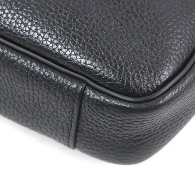 未使用品□Paul Smith ポールスミス PORTFOLIO マルチストライプ 2WAY レザー ブリーフケース ショルダーバッグ ブラック 保存袋付き_7