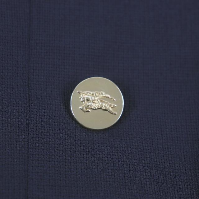 極美品▼Burberrys バーバリー ヴィンテージ 金ボタン シングルジャケット 紺ブレザー テーラード ダークネイビー 92-80-170 A5 M相当