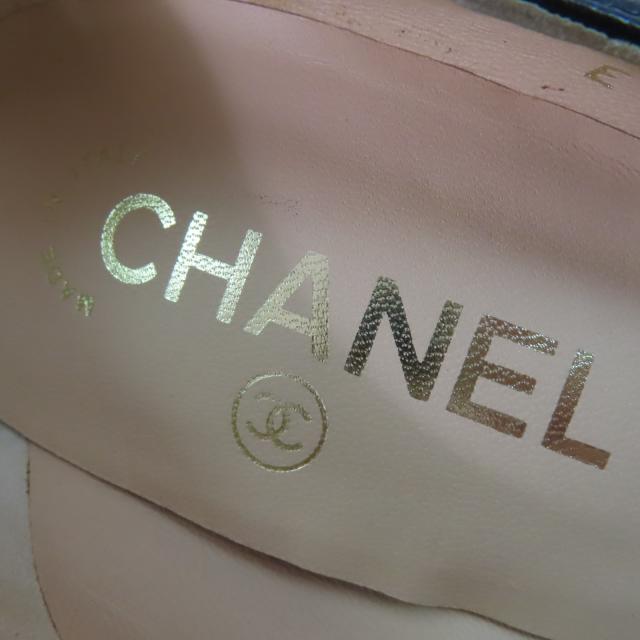 極美品◎CHANEL シャネル G28461 美脚 ココマークステッチ ラウンドトゥ レザー パンプス 12cmヒール ブラック 36 イタリア製 レディース_6