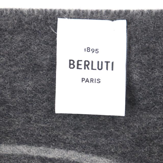美品【ベルルッティ】本物 Berluti マフラー カリグラフィ 全長197cm