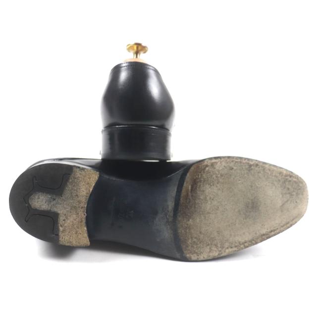 美品▼John Lobb ジョンロブ プレステージライン REDMIRE レドマイヤー 7000ラスト モンクストラップ レザーシューズ ブラック 6.5E