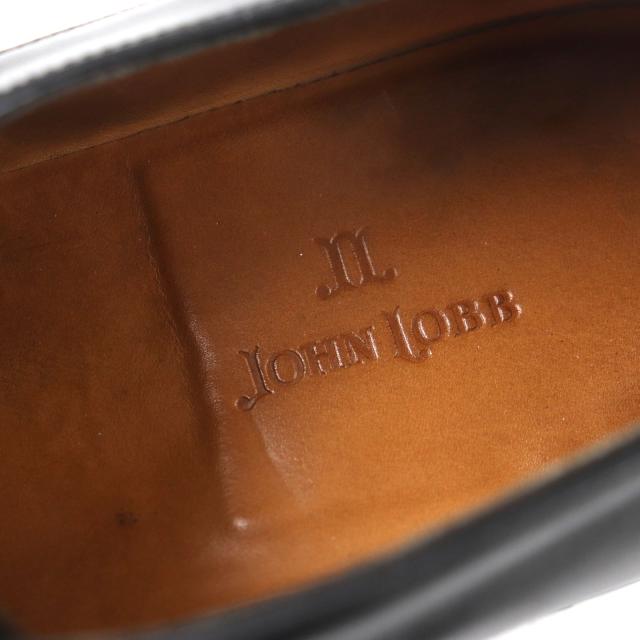 美品▼John Lobb ジョンロブ プレステージライン REDMIRE レドマイヤー 7000ラスト モンクストラップ レザーシューズ ブラック 6.5E