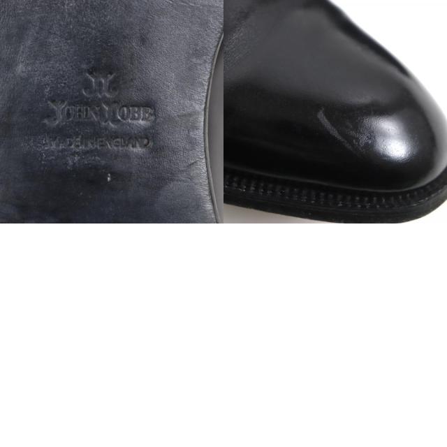 美品▼John Lobb ジョンロブ プレステージライン REDMIRE レドマイヤー 7000ラスト モンクストラップ レザーシューズ ブラック 6.5E