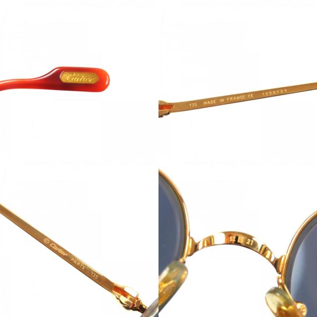 美品▽Cartier カルティエ トリニティ ロゴ金具付き マーブル柄 アイ  