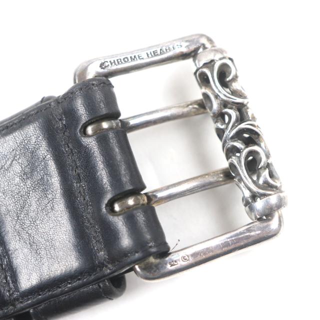 良品▽CHROME HEARTS クロムハーツ ダブルピン クロスボールスタッズ