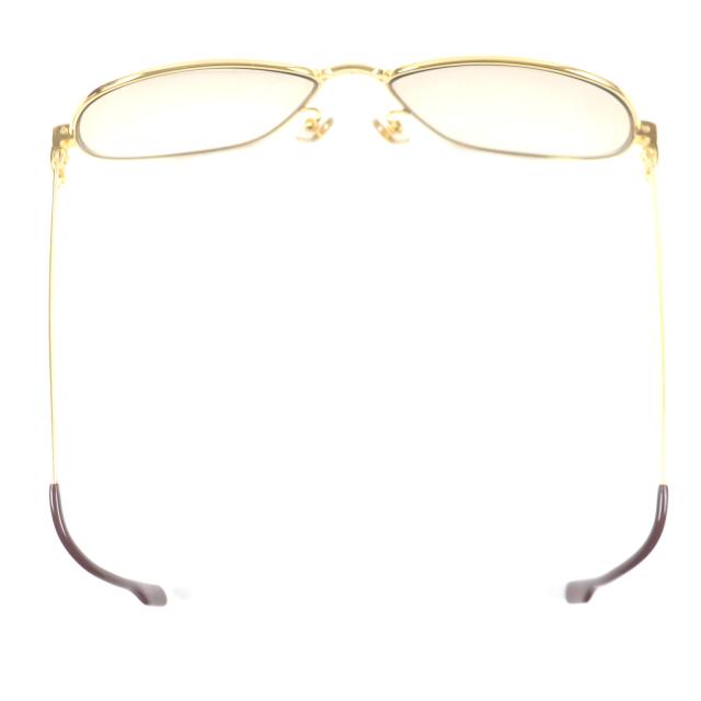 極美品▼Cartier カルティエ マイヨン パンテール ティアドロップ ロゴ金具付き グラデーションレンズ サングラス 63□16 140 ケース付き
