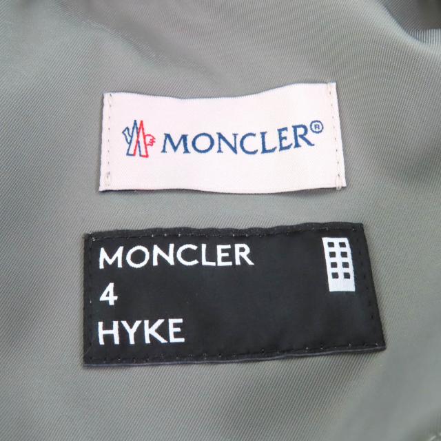 未使用品★MONCLER GENIUS 4×HYKE モンクレールジーニアス4×ハイク 2022年製 ABITO ウエスト切替 ロング丈 プリーツワンピース 38 伊製_6