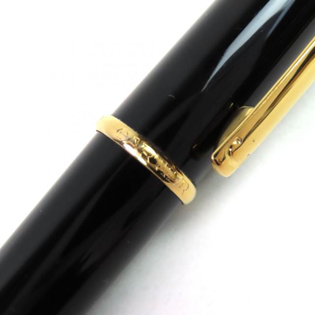 美品△Cartier カルティエ ディアボロ ドゥ カルティエ ブルージェムストーン ツイスト式 ボールペン ブラック ゴールド ドイツ製 メンズ_4