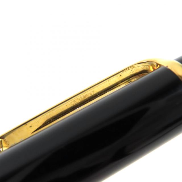 美品△Cartier カルティエ ディアボロ ドゥ カルティエ ブルージェムストーン ツイスト式 ボールペン ブラック ゴールド ドイツ製 メンズ_5