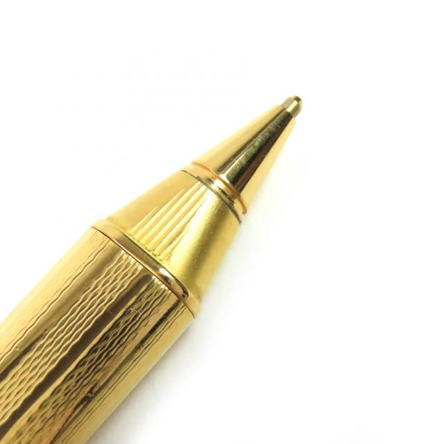 美品△Cartier カルティエ ヴィンテージ トリニティ キャップ式 ボールペン ゴールド ケース付き フランス製 メンズ_5