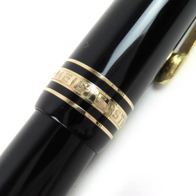 良品△MONTBLANC モンブラン マイスターシュテュック ル・グラン ペン先14K EFニブ ホワイトスター 万年筆 ブラック ゴールド ドイツ製_7