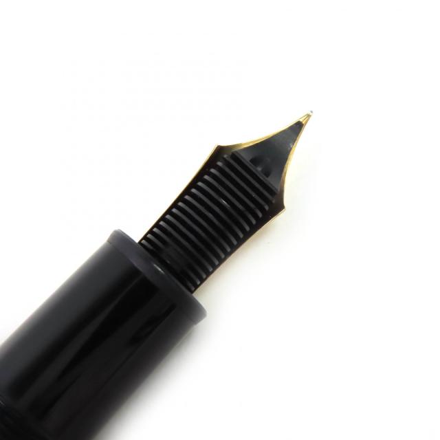 良品△MONTBLANC モンブラン マイスターシュテュック ル・グラン ペン先14K EFニブ ホワイトスター 万年筆 ブラック ゴールド ドイツ製_4
